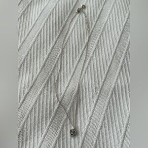 Brighton Illumina Love Mini Necklace Silver Plated Adjustable NWOT